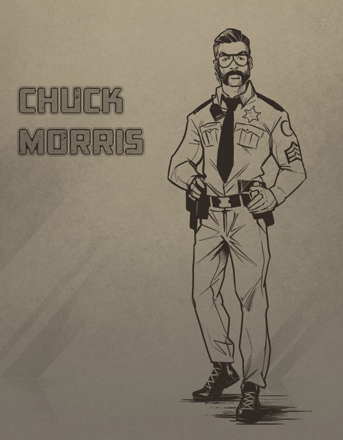 Chuck Morris: Studium