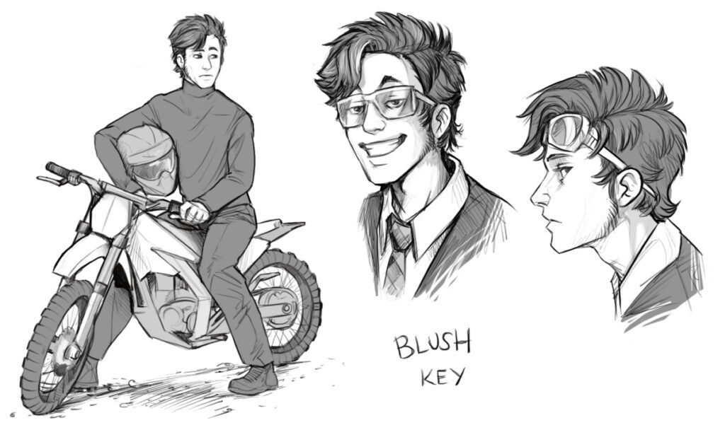 Blush Key: Studium postaci